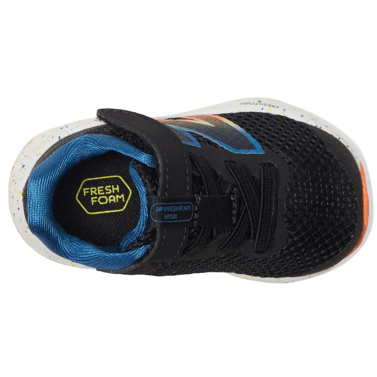New Balance shoes - Black/Blaze Orange/Blue Agate 7
