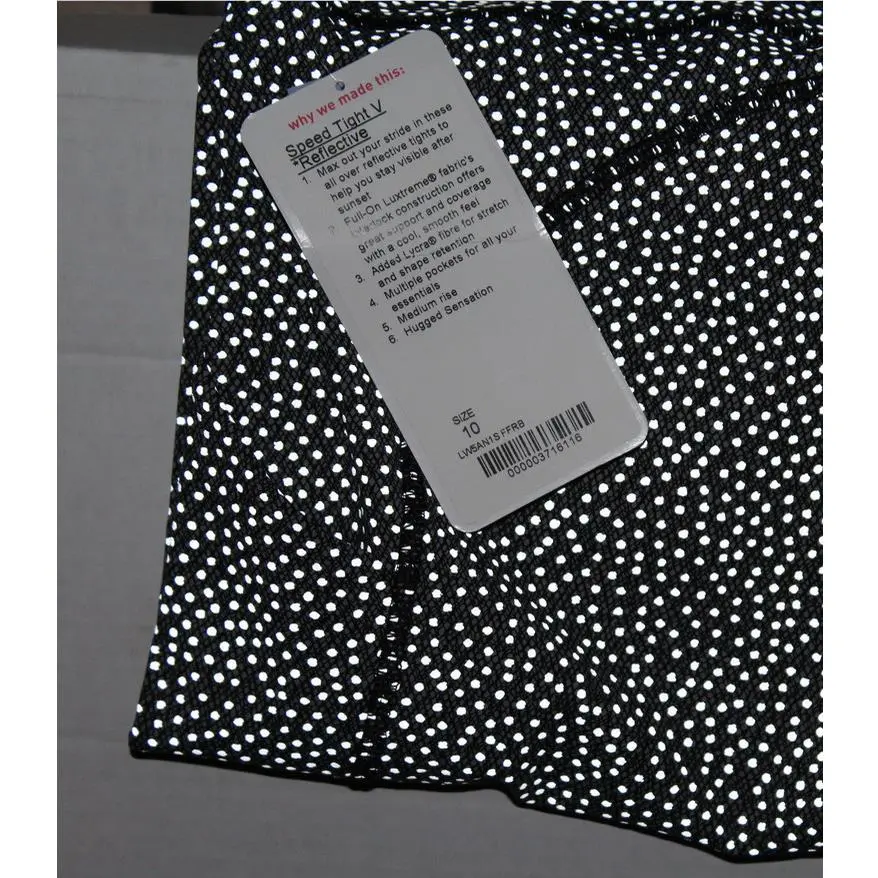 Lululemon clothing - Black & Reflective Silver 9