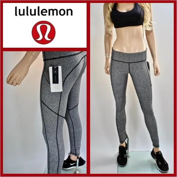 Lululemon clothing - Black & Reflective Silver 11