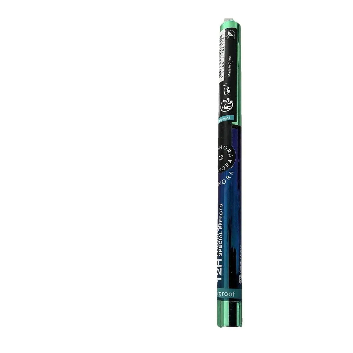 12H Colorful Special Effects Multichrome Eyeliner 02 Green Aurora Rare by Sephora
