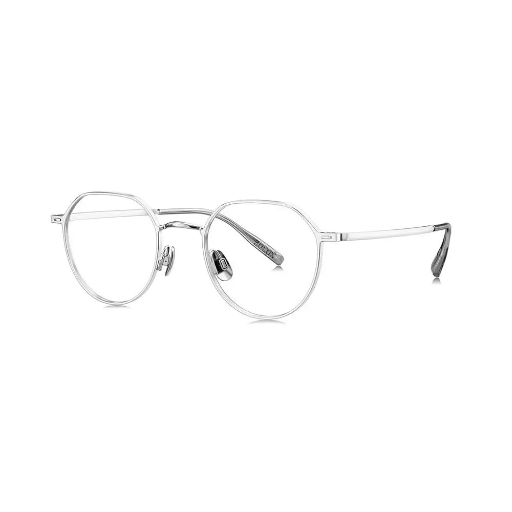 Lightweight Full Titanium Round Eyeglass Frames BT1559 Meridian 48mm by Bolon