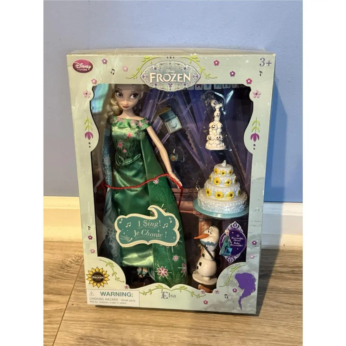 See AD Disney Store Frozen Elsa Singing Doll 11” Deluxe Princess Rare