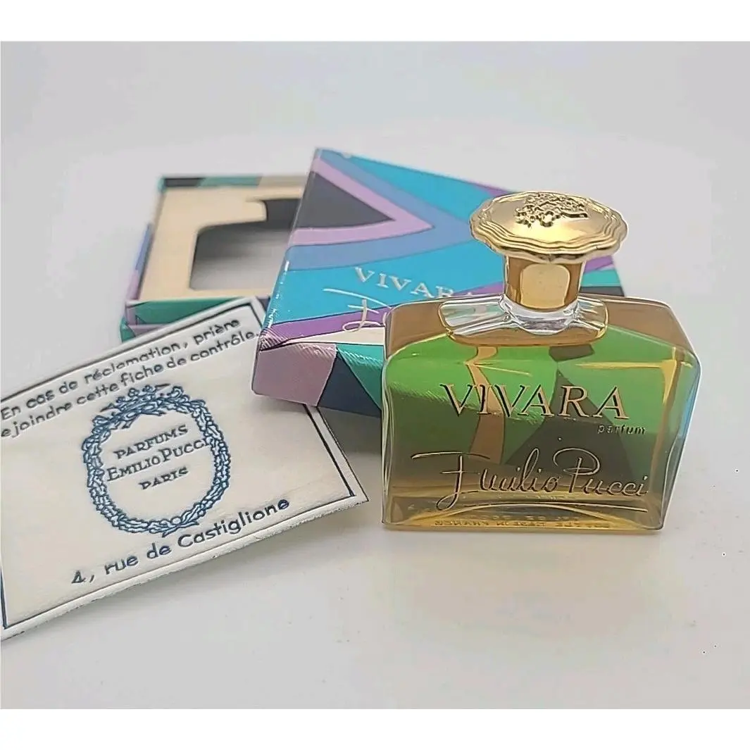 Vintage 1 FL Oz Vivara Emilio Pucci Parfum Perfume Splash