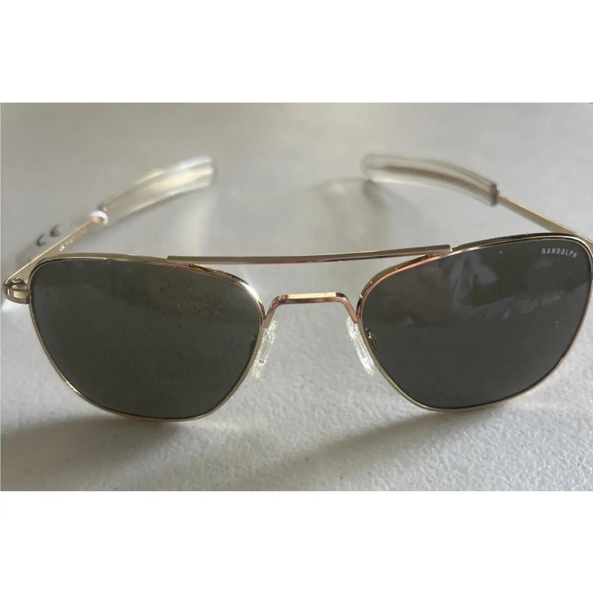 Gold Plated Aviator Style Sunglasses AF21611 by Randolph