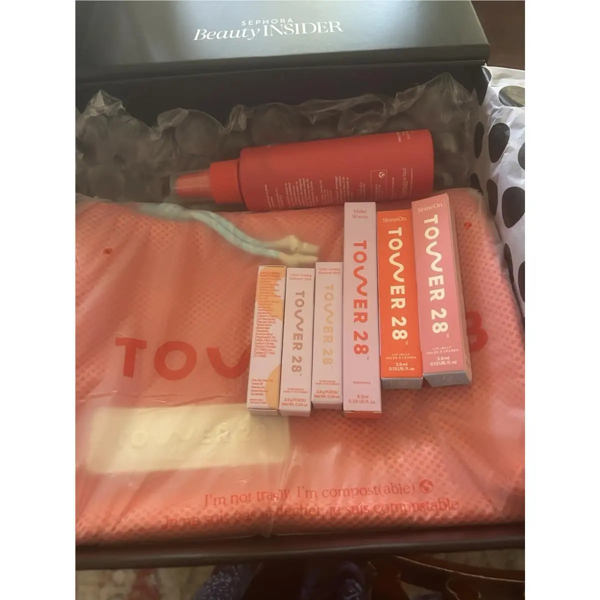 Tower 28 Sephora Rewards 1500 pt Set: Lip Jelllys Mascara Eye Smoothers