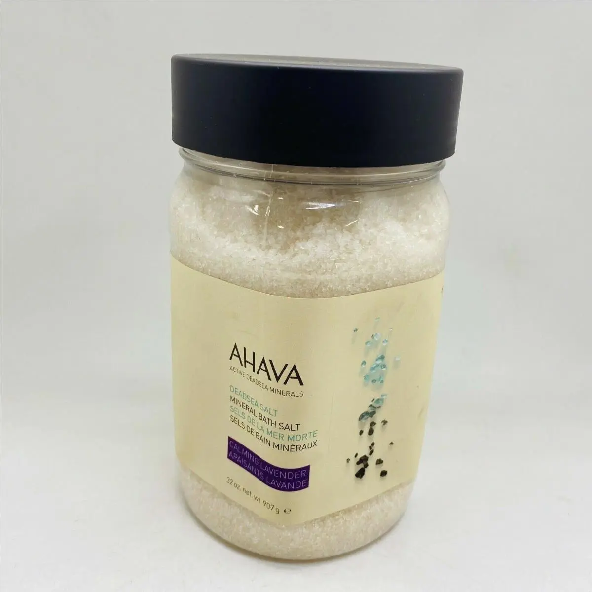 Ahava Dead Sea Mineral Bath Salts Calming Lavender - 32 oz/907g
