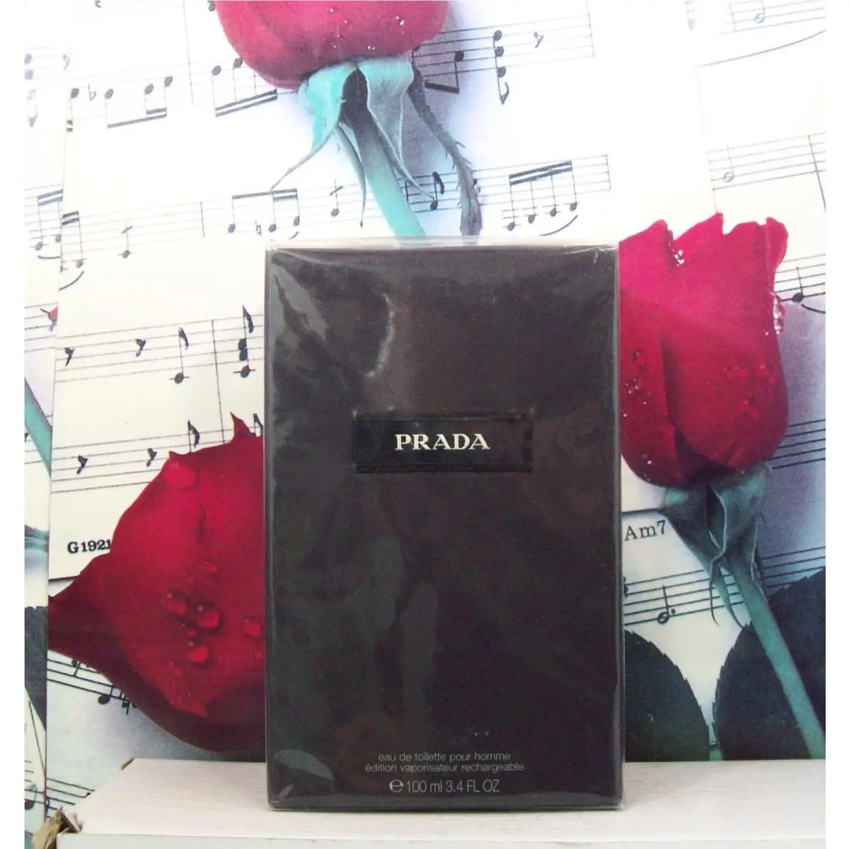 Prada Pour Homme Edt Spray 3.4 Fl. Oz. Rechargeable. Box