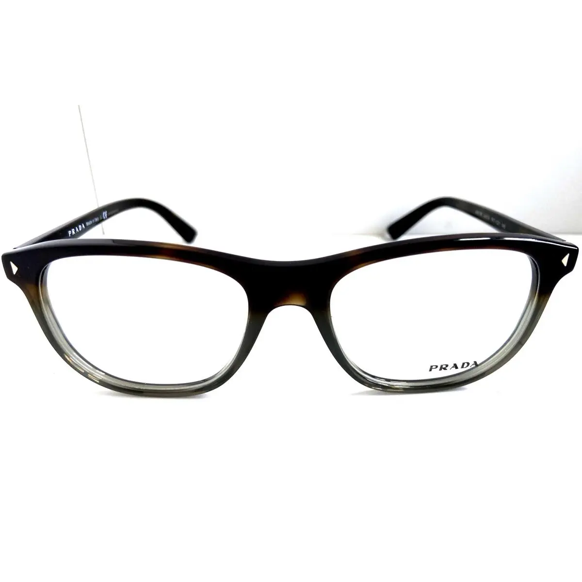 Prada Vpr 17R TKT-1O1 54mm Tortoise Gray Men`s Women`s Eyeglasses Frame 8