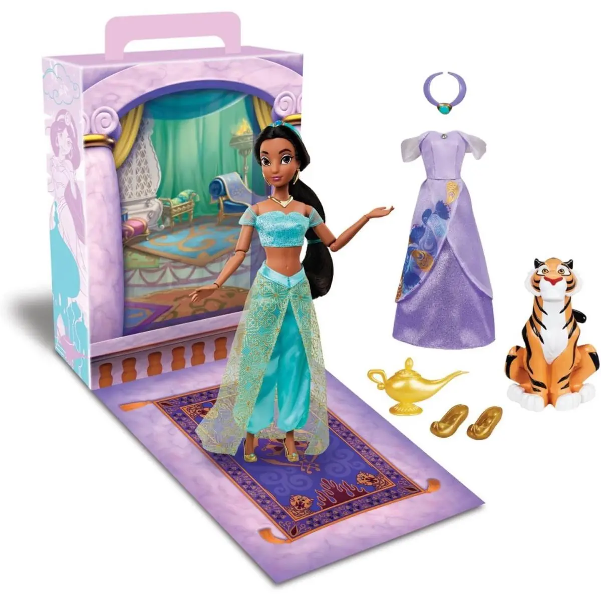 Official Jasmine Story Doll - 11 Inches - Includes Coloring Book and Additional