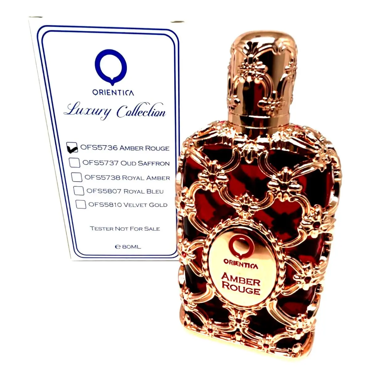 ica Amber Rouge 2.7 oz Edp Luxury Collection Unisex Tester by Orient