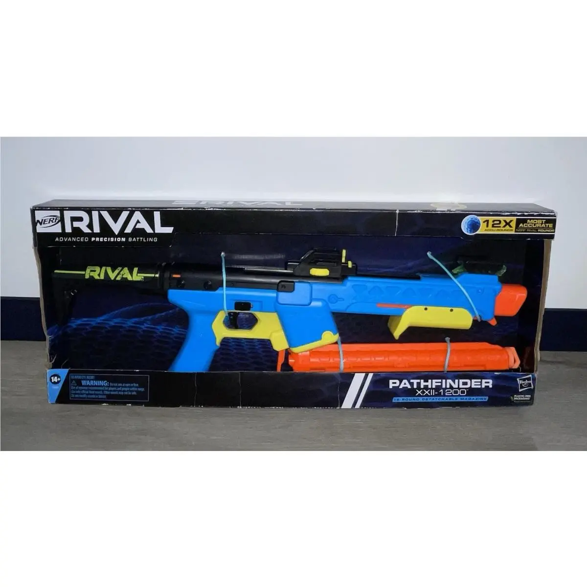 Nerf Rival Pathfinder XXII-1200 Blaster Most Accurate Rival System Adjustable