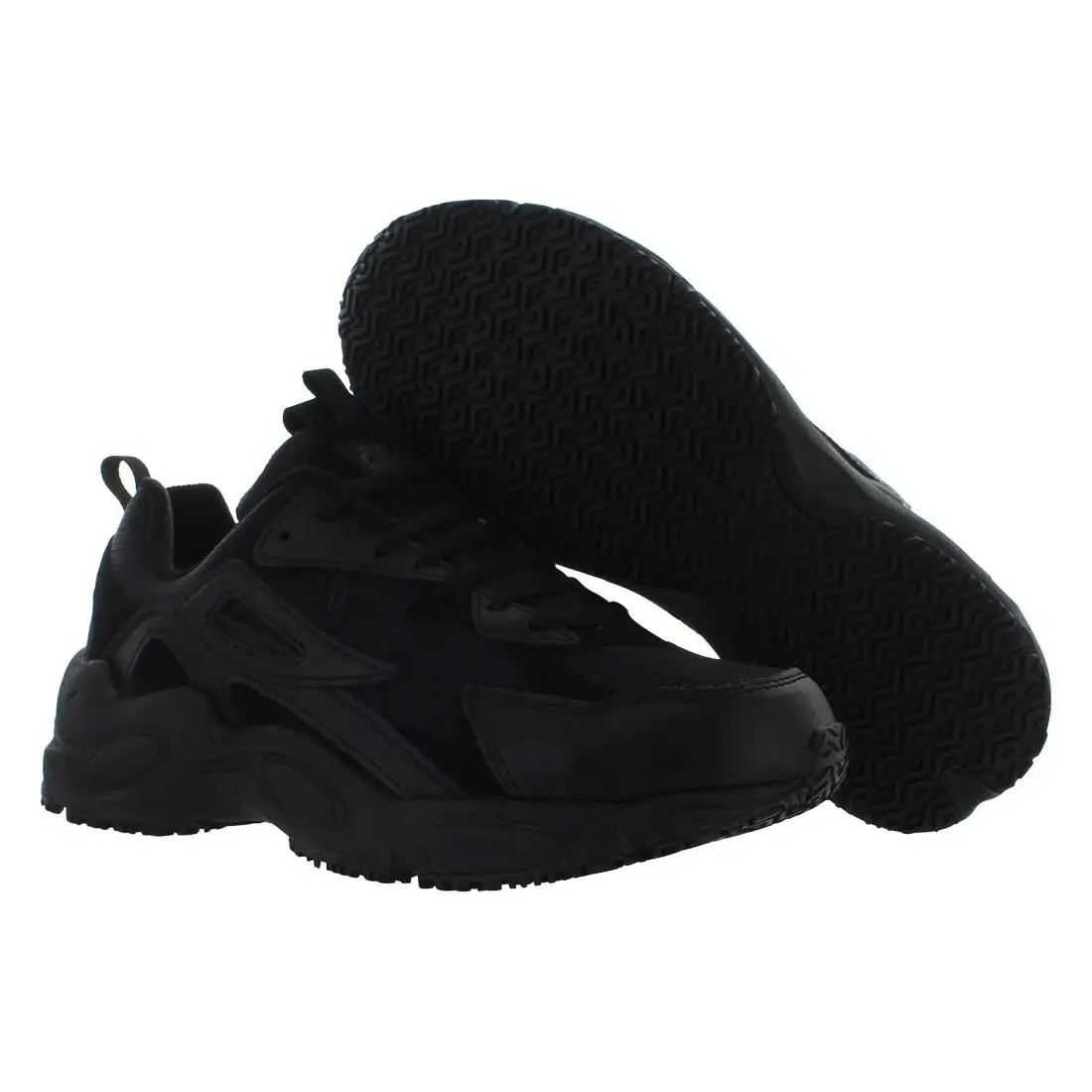 Fila Memory Late Shift Slip-resistant Mens Shoes Size 11 Color: Black