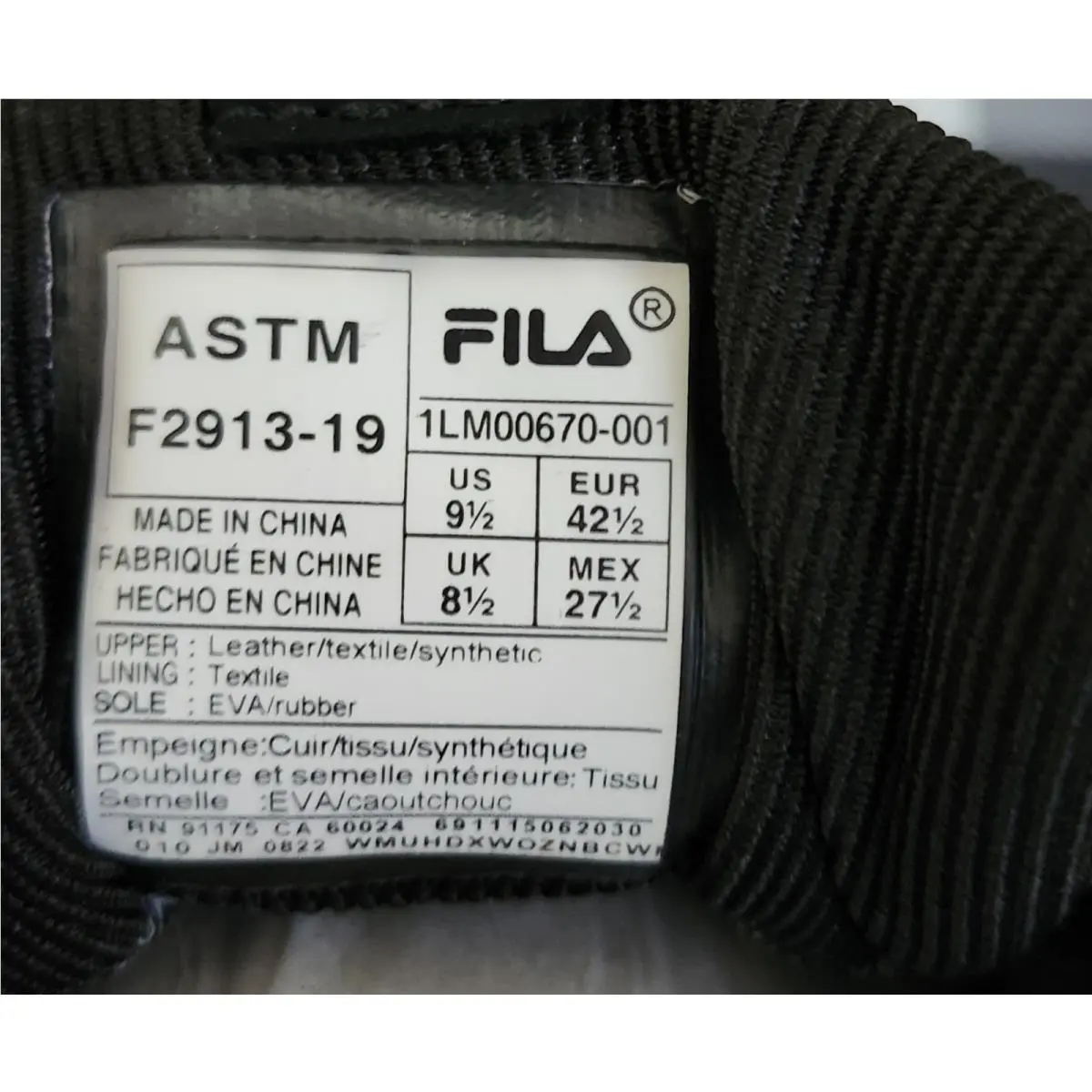 Fila shoes - NIGHTMARE BEFORE CHRISTMAS DISNEY - NIGHTMARE BEFORE CHRISTMAS DISNEY - 1LM00670-001 - Black 12