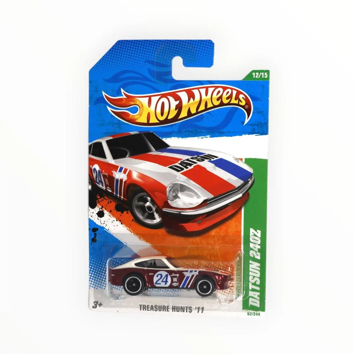 Hot Wheels Datsun 240Z 62/244 - Super Treasure Hunt - 2011 A