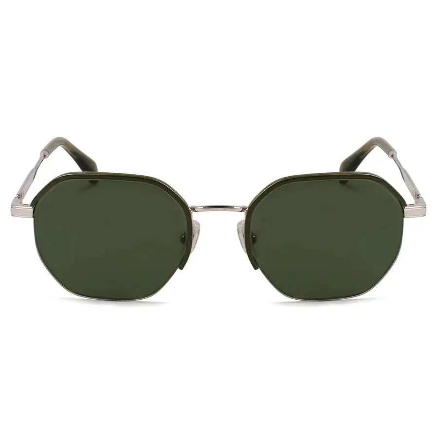 Paul Smith Sunglasses Lovell Silver Khaki Retail 53-21-145 w/ Case