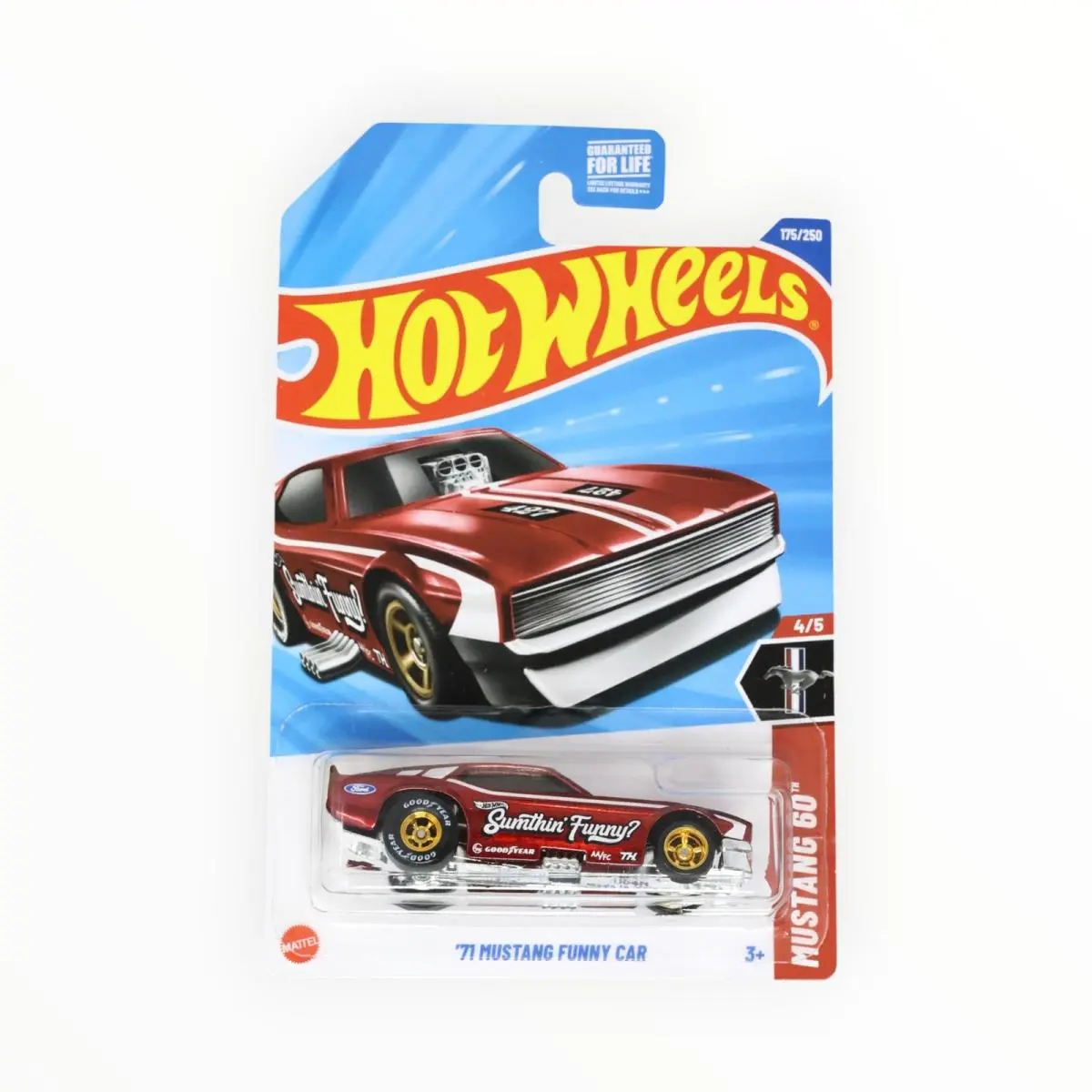 Hot Wheels `71 Mustang Funny Car 175/250 - Super Treasure Hunt - 2025 A