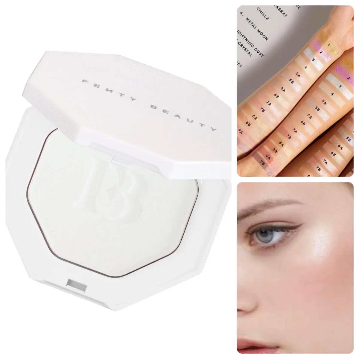Fenty Beauty Killawatt Foil Freestyle Highlighter Metal Moon Mega White
