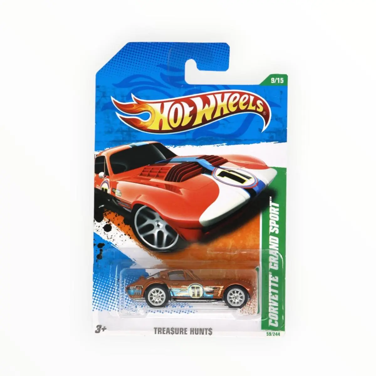 Hot Wheels Corvette Grand Sport 59/244 - Super Treasure Hunt - 2011 A