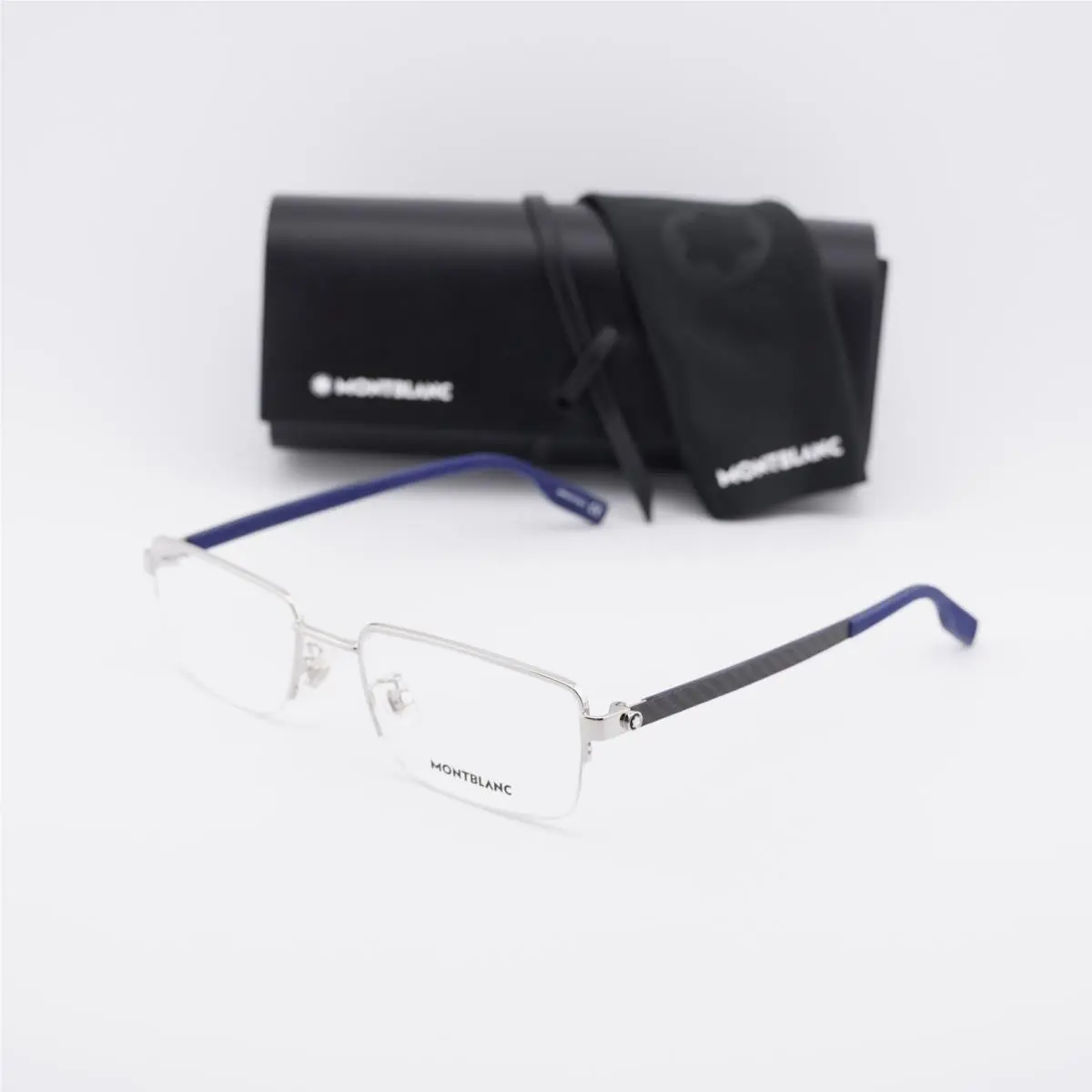 Montblanc MB0188O 002 Silver 55mm Eyeglasses