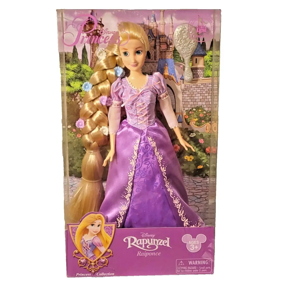 Disney Parks Princess Collection Rapunzel w/ Brush - Collectible