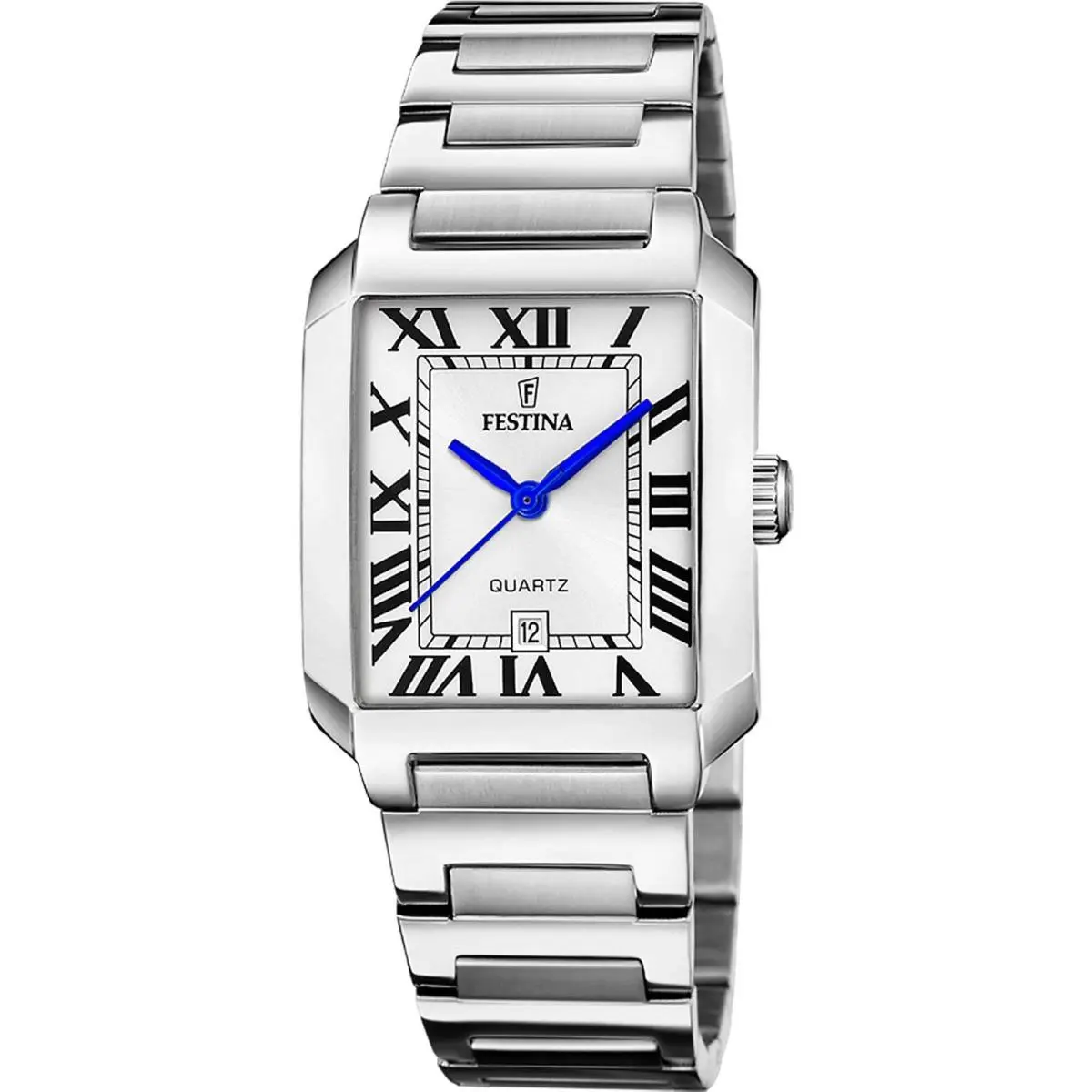 Festina ON The Square White / Stainless Steel White Dial Wristwatch F20679-1