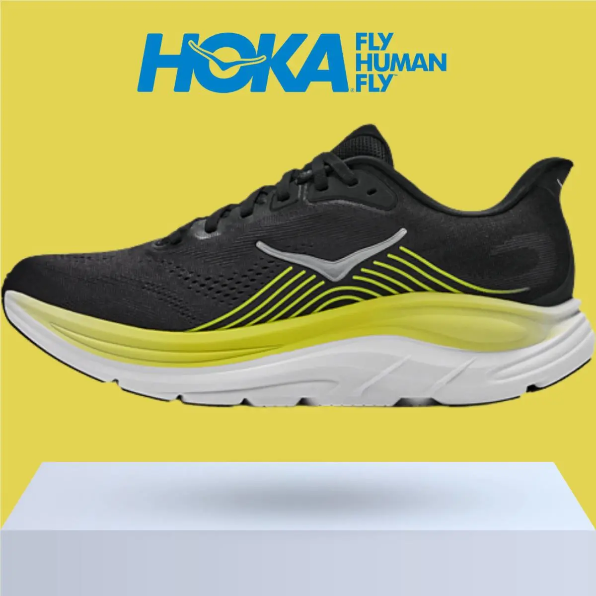 Hoka shoes - Hoka One One Clifton 11 - Black/Cosmic Grey 0