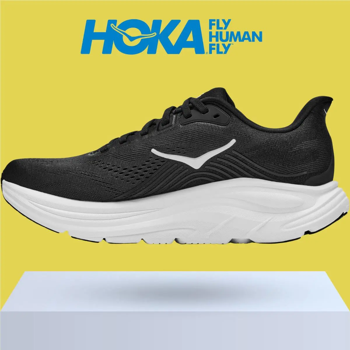 Hoka shoes - Hoka One One Clifton 11 - Black/Cosmic Grey 30