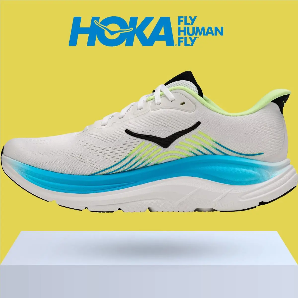 Hoka shoes - Hoka One One Clifton 11 - Black/Cosmic Grey 50
