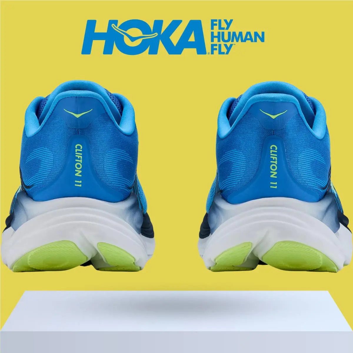 Hoka shoes - Hoka One One Clifton 11 - Black/Cosmic Grey 46