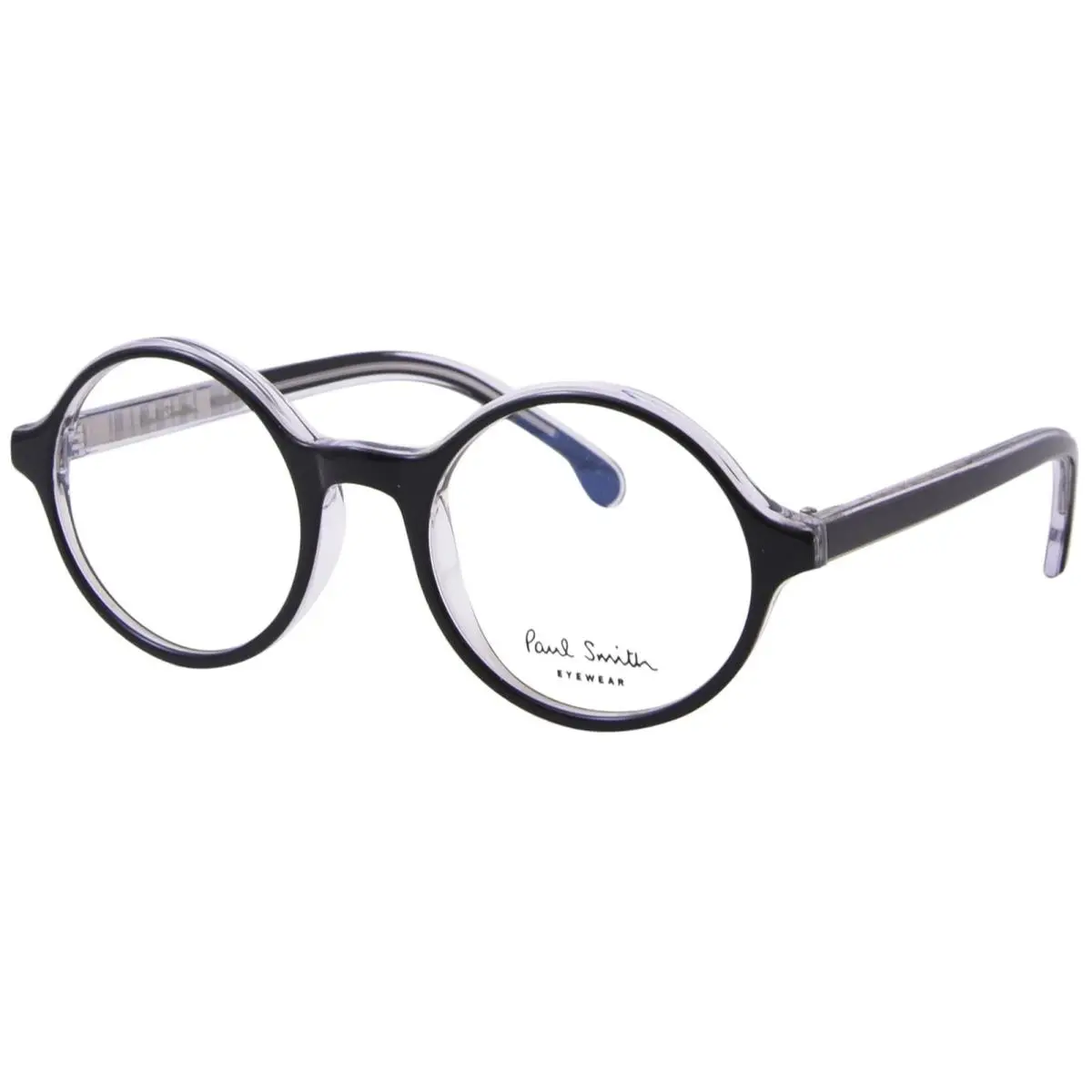 Paul Smith PSOP-016V1 001 Black on Clear Beaufort Eyeglasses 50/21/145