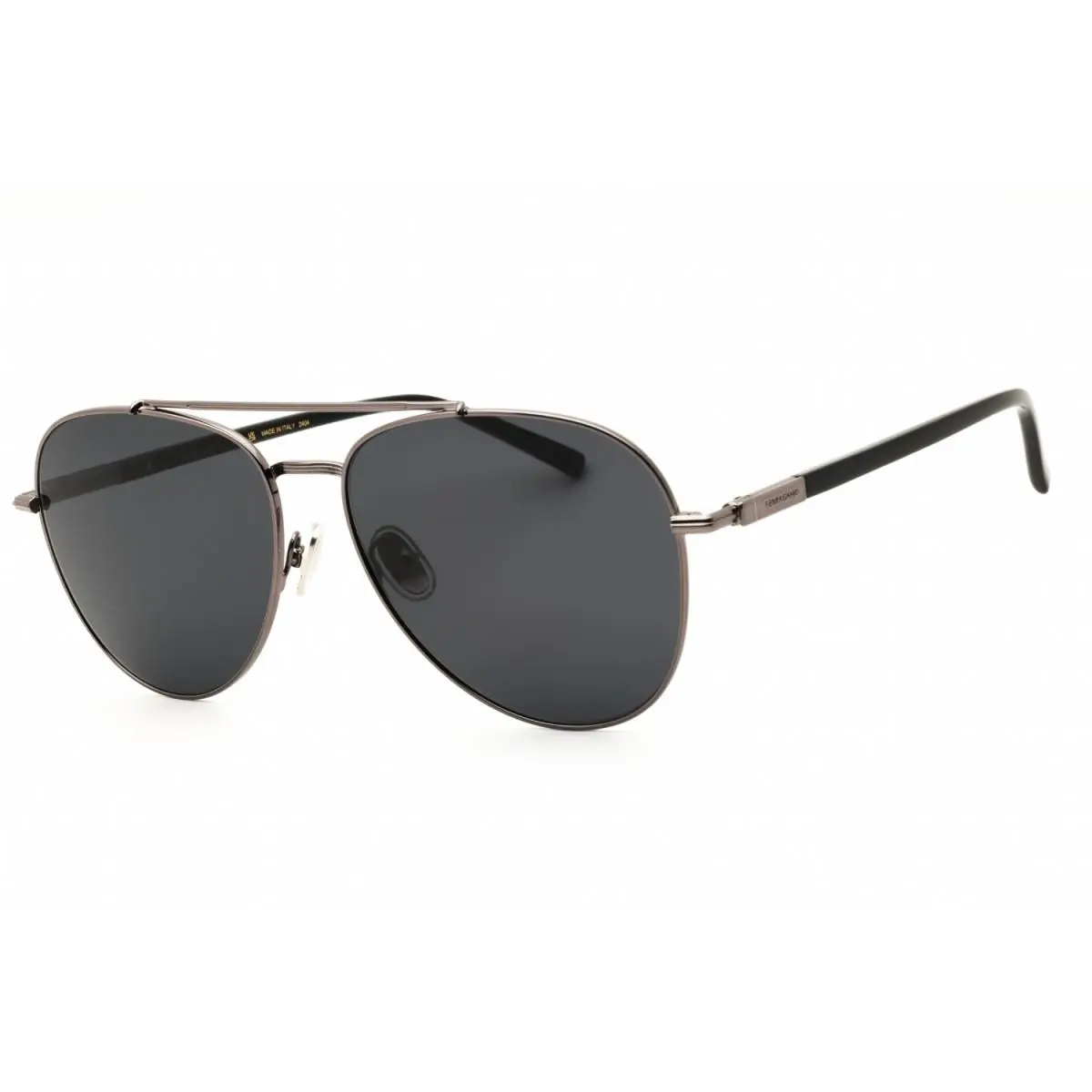 SF316S 027 Dark Ruthenium/grey 61-16-145 Sunglasses by Salvatore Ferragamo