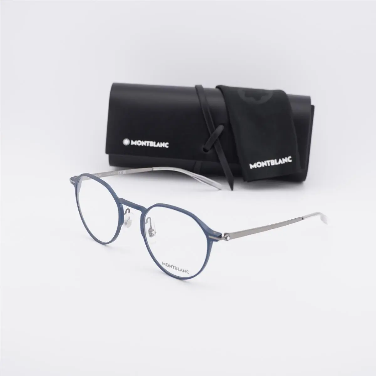 Montblanc MB0233O 003 Blue 50mm Eyeglasses