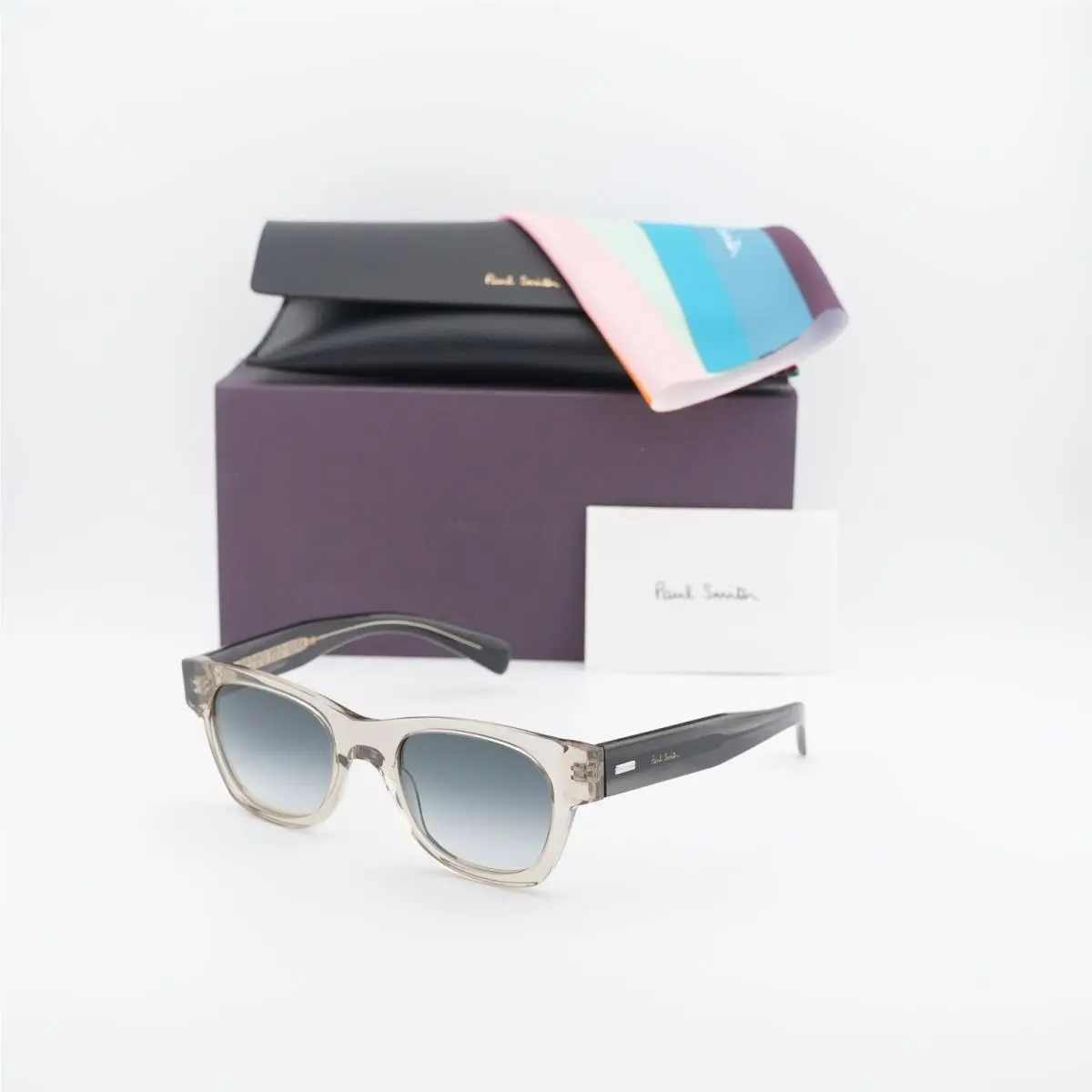 Paul Smith PSSN097 Highgate 278 Crystal Sand/blue to Clear Gradient