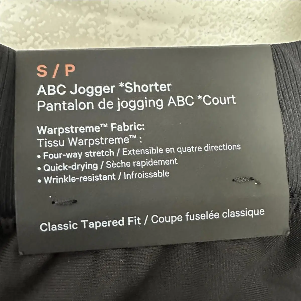 Lululemon clothing - Lululemon ABC - ABC - Black 4