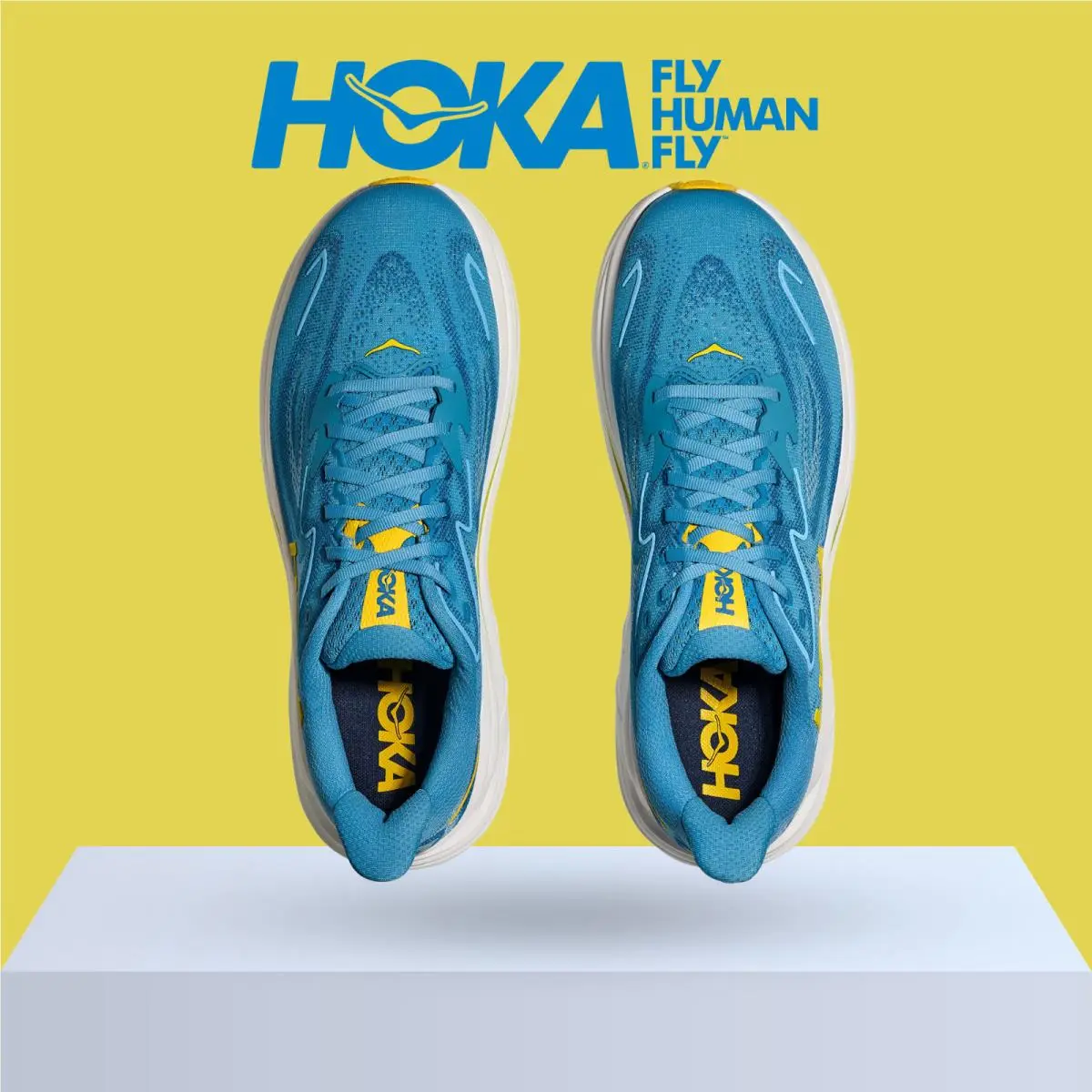 Hoka shoes - Hoka One One Clifton 10 - Alpine Blue/Foggy Night 2