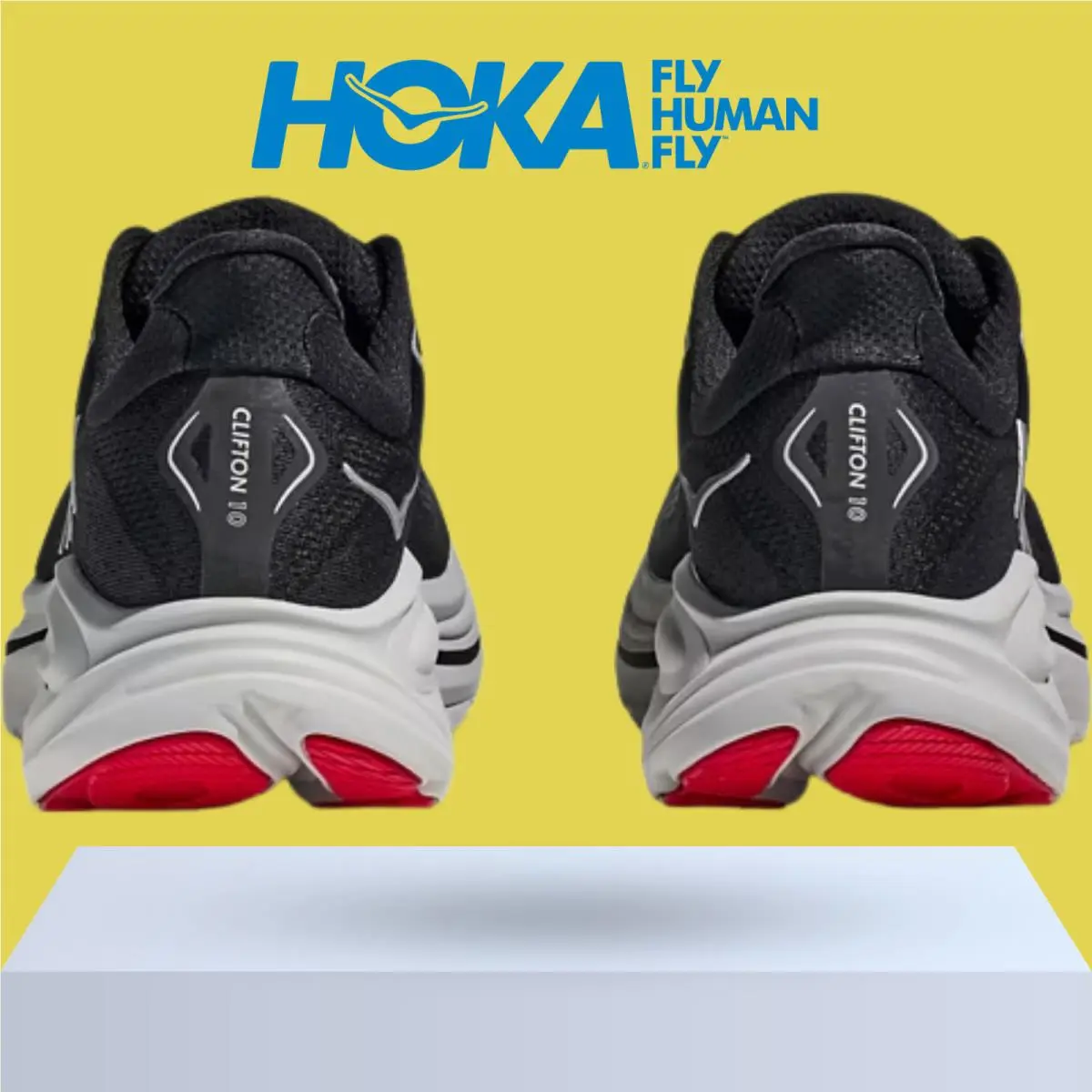 Hoka shoes - Hoka One One Clifton 10 - Alpine Blue/Foggy Night 11