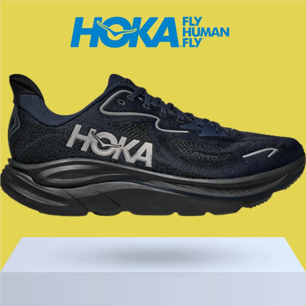 Hoka shoes - Hoka One One Clifton 10 - Alpine Blue/Foggy Night 14