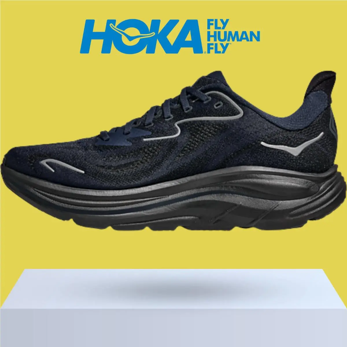 Hoka shoes - Hoka One One Clifton 10 - Alpine Blue/Foggy Night 15