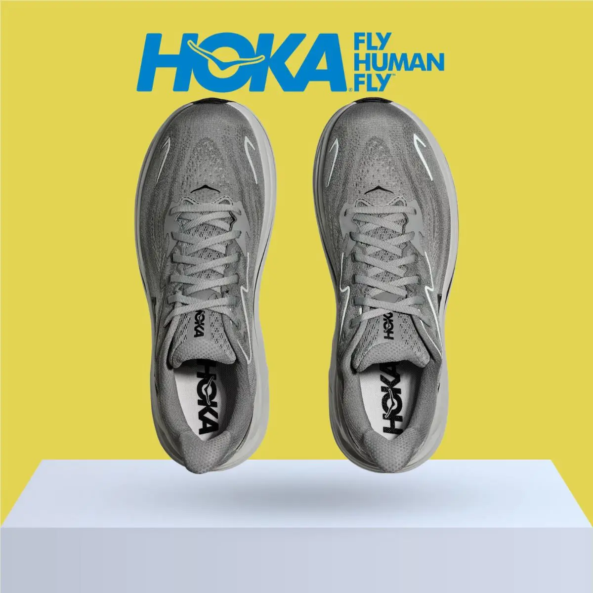 Hoka shoes - Hoka One One Clifton 10 - Alpine Blue/Foggy Night 27