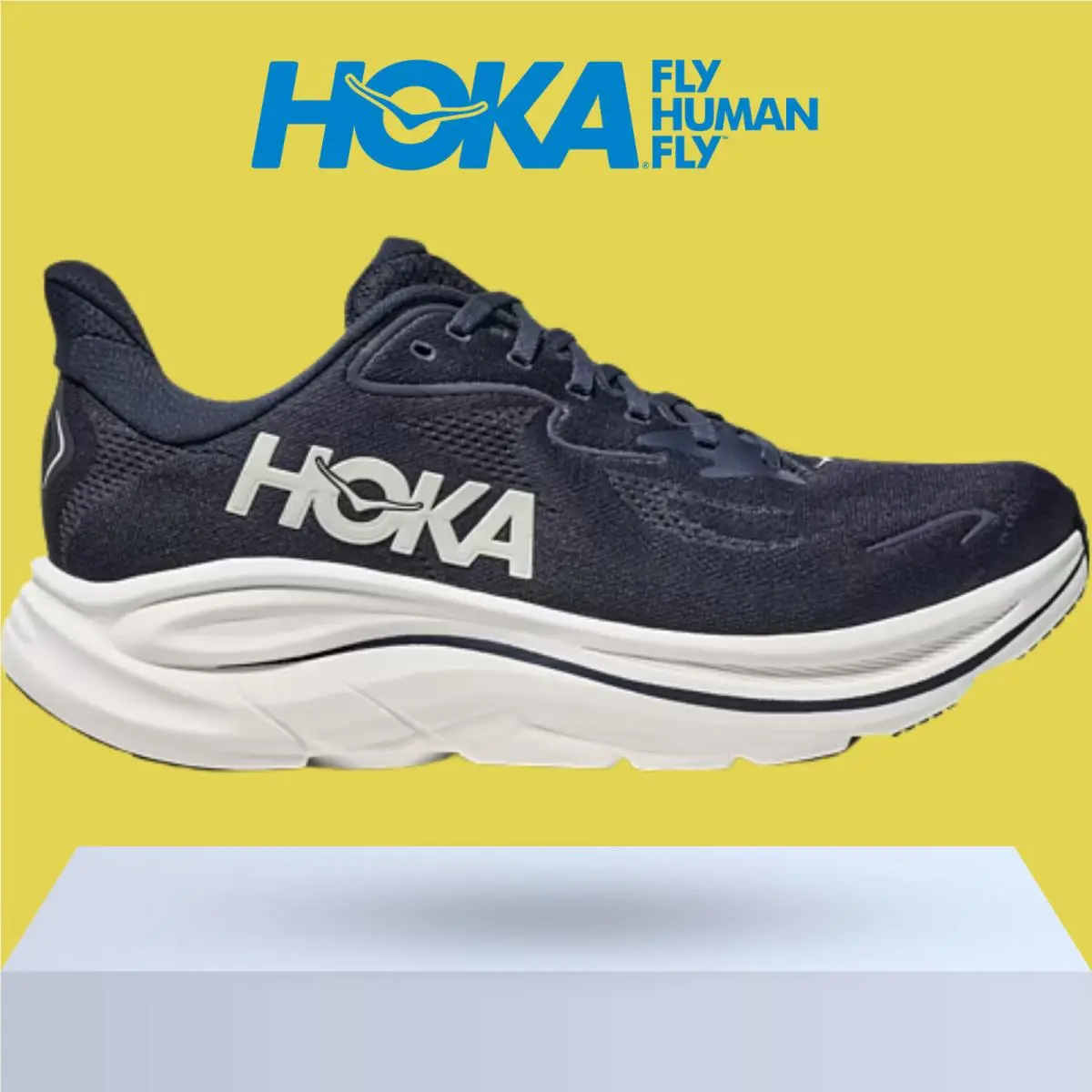 Hoka shoes - Hoka One One Clifton 10 - Alpine Blue/Foggy Night 29
