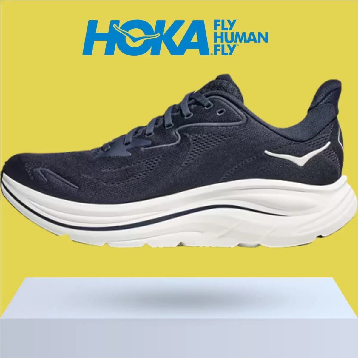 Hoka shoes - Hoka One One Clifton 10 - Alpine Blue/Foggy Night 30