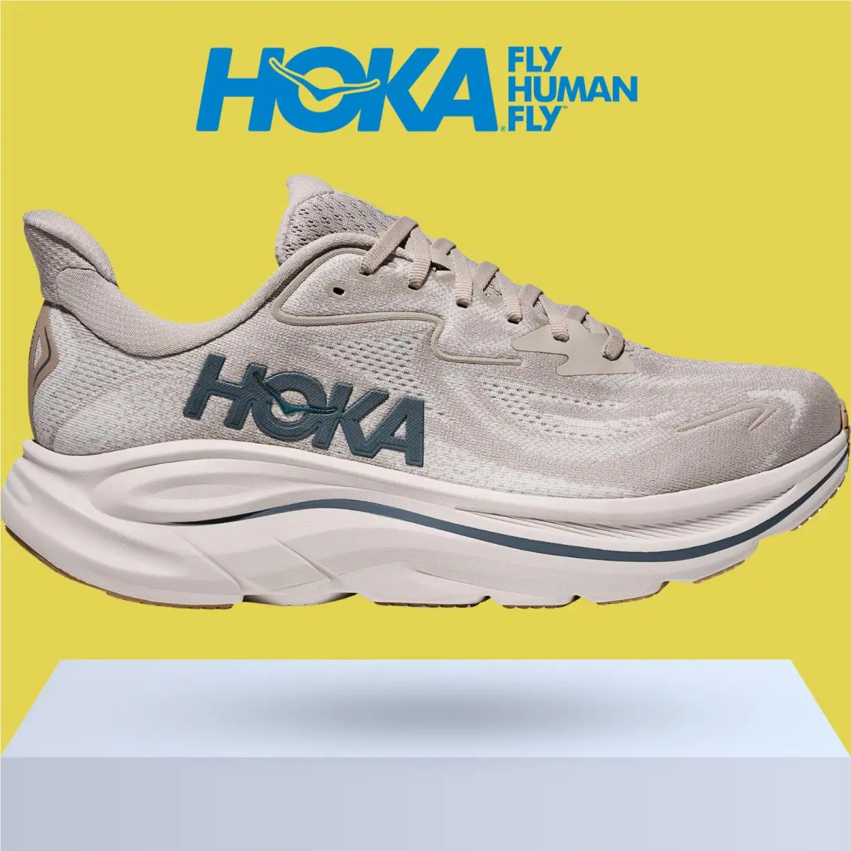 Hoka shoes - Hoka One One Clifton 10 - Alpine Blue/Foggy Night 34