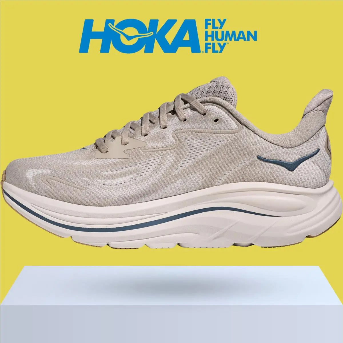 Hoka shoes - Hoka One One Clifton 10 - Alpine Blue/Foggy Night 35