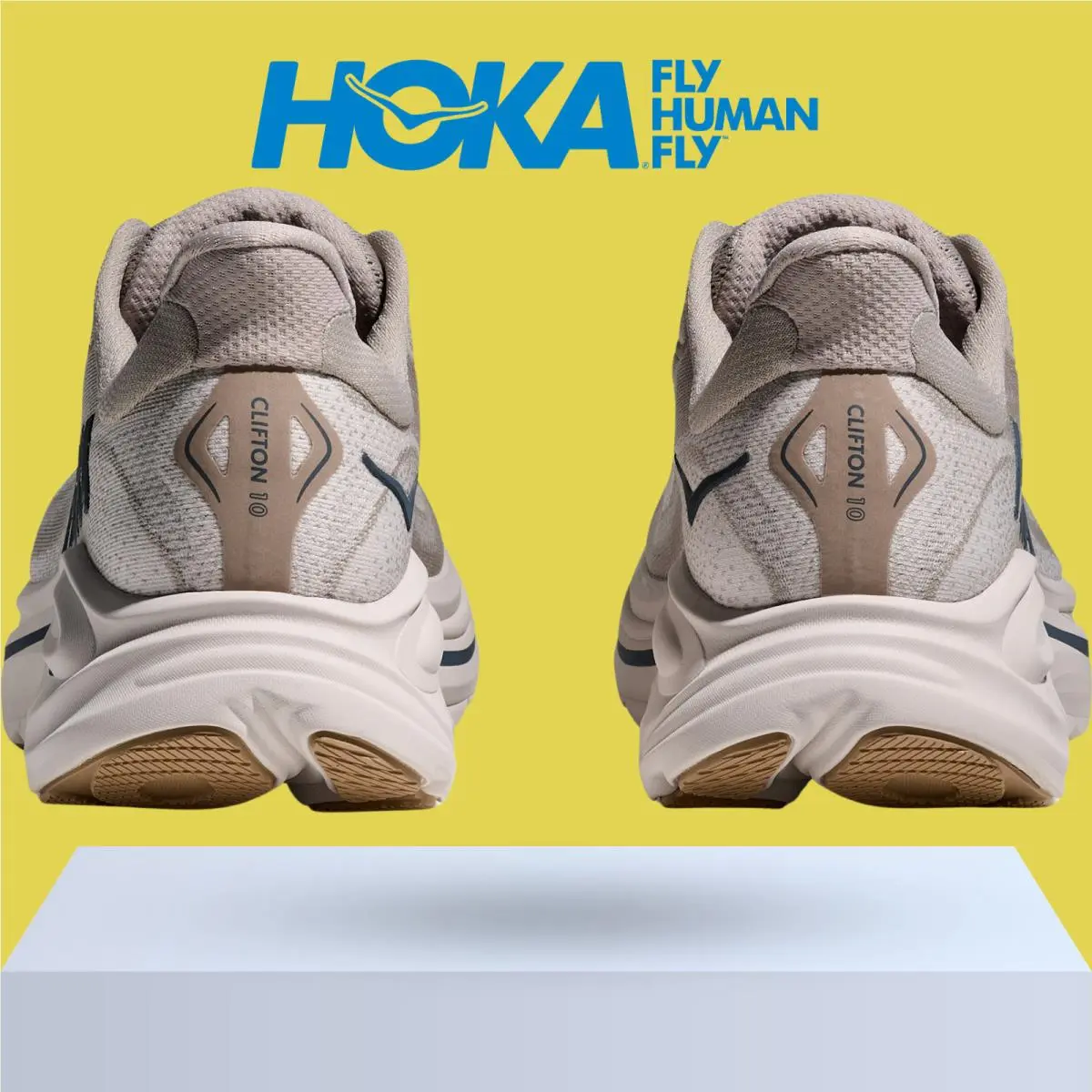Hoka shoes - Hoka One One Clifton 10 - Alpine Blue/Foggy Night 36