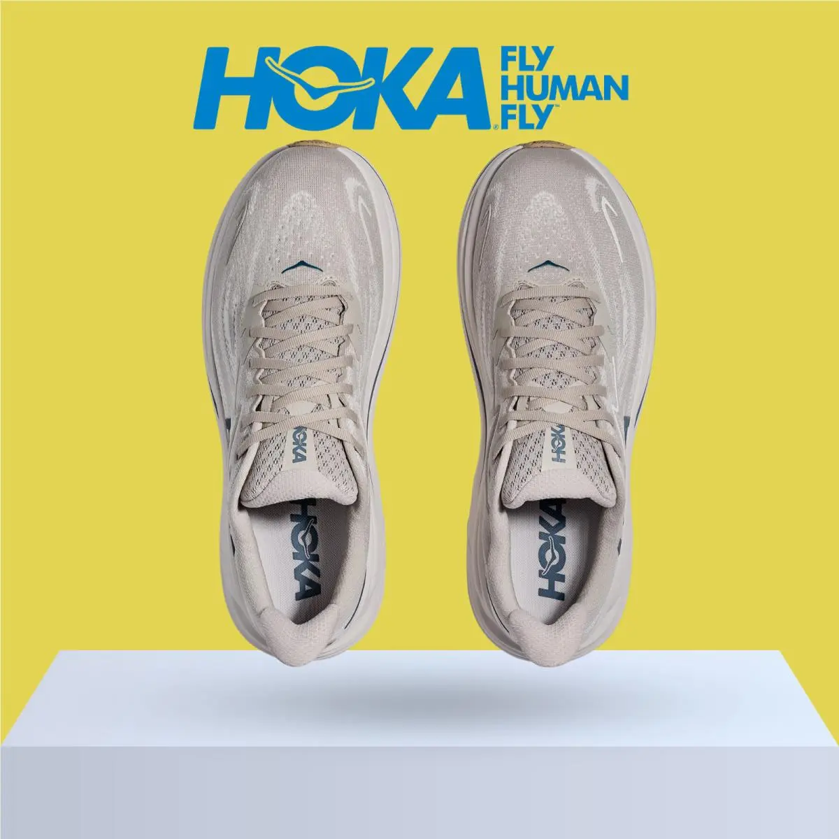 Hoka shoes - Hoka One One Clifton 10 - Alpine Blue/Foggy Night 37