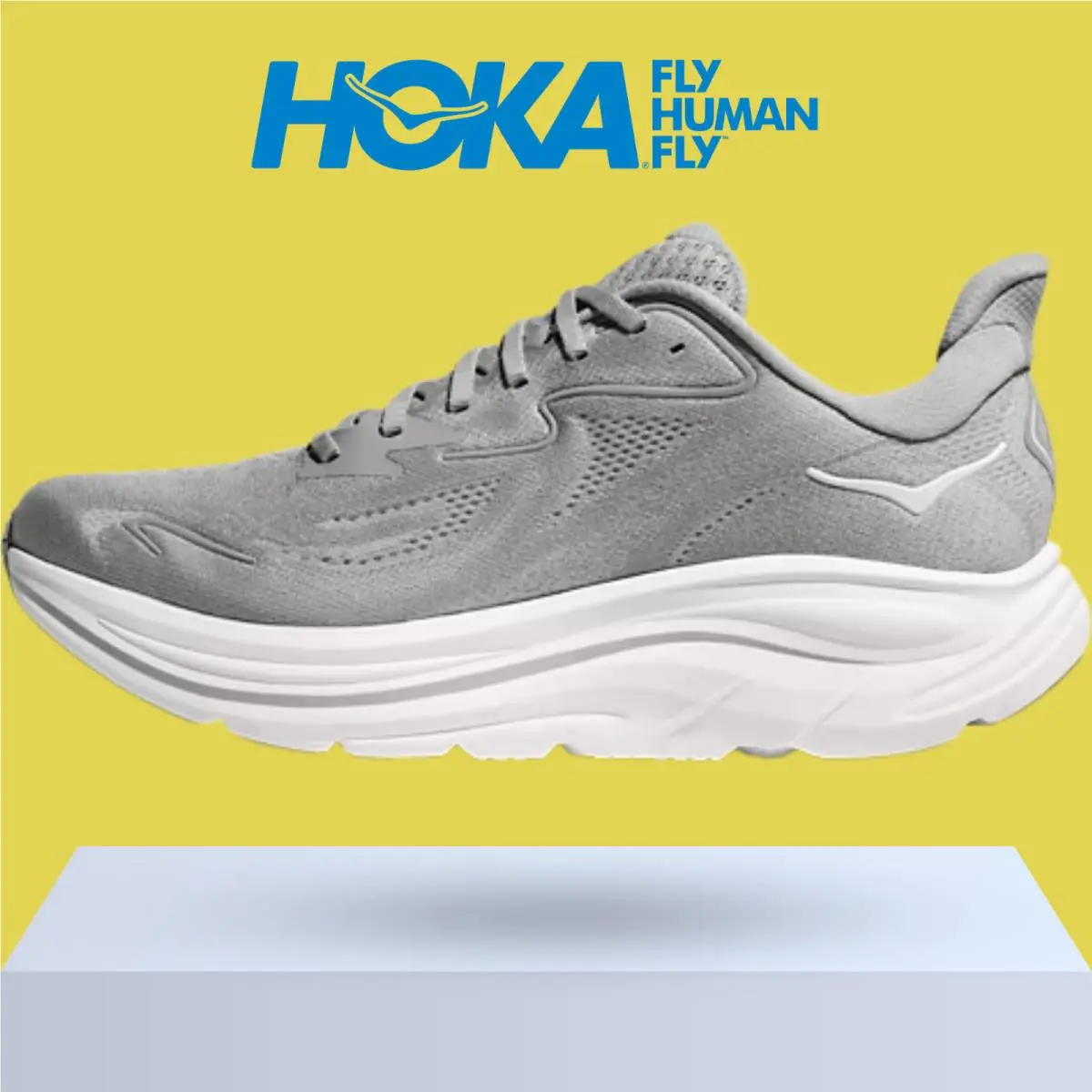 Hoka shoes - Hoka One One Clifton 10 - Alpine Blue/Foggy Night 40