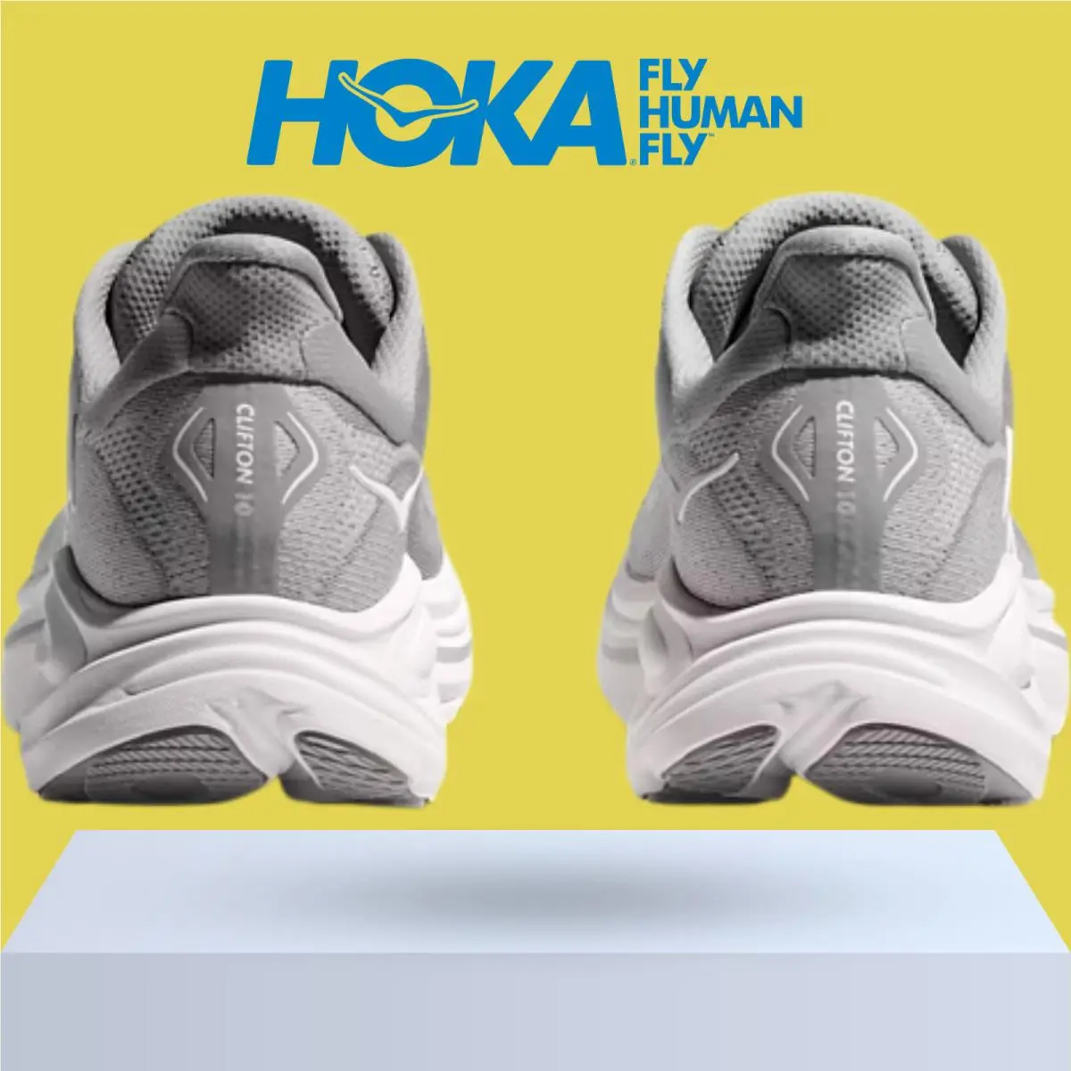 Hoka shoes - Hoka One One Clifton 10 - Alpine Blue/Foggy Night 41