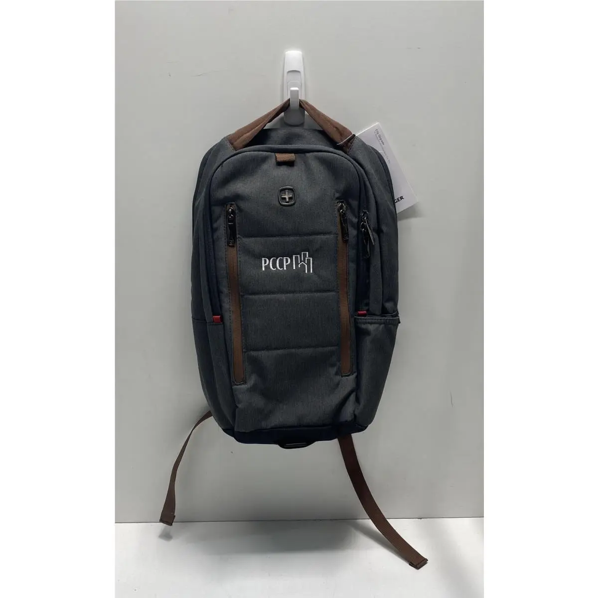 Wenger Grey City Upgrade 16 Backpack with Cross Body Day Bag