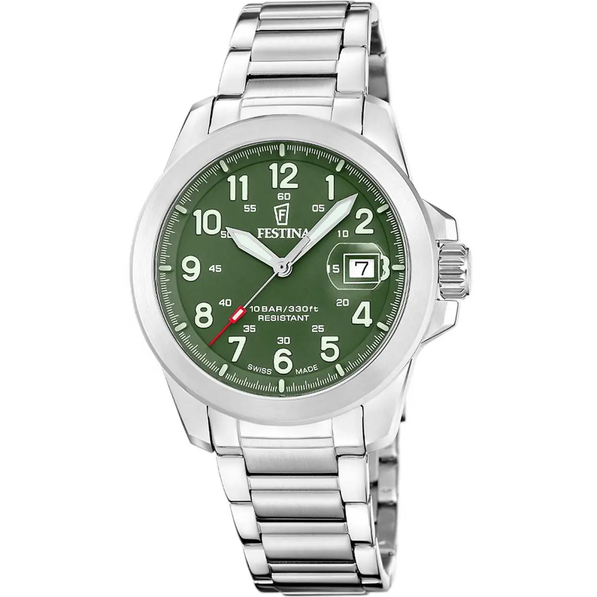 Festina Field Watches Green Dial Wristwatch F20081-3