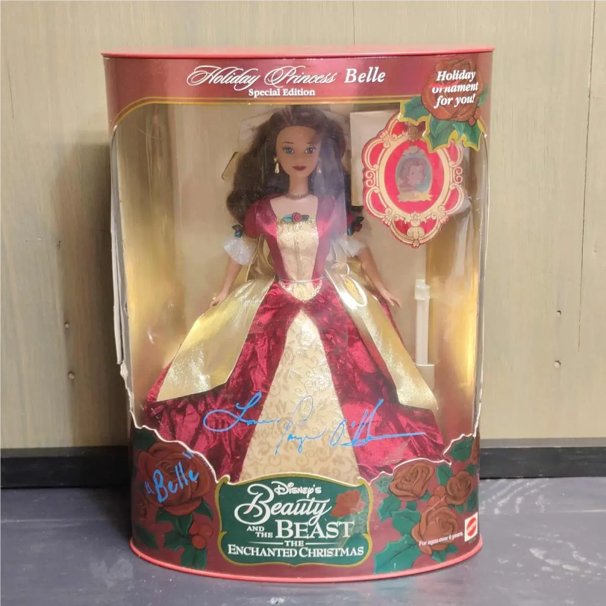 1997 Holiday Princess Belle Disney Beauty and The Beast Barbie Doll 16710